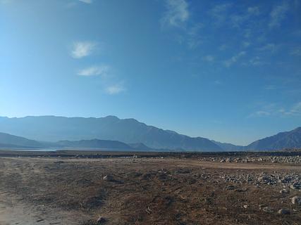 Wild camping Lago Potrerillos