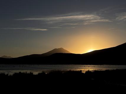 Wild camping Laguna Cañapa