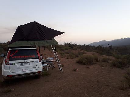 Wildcamp off road para Fray Jorge