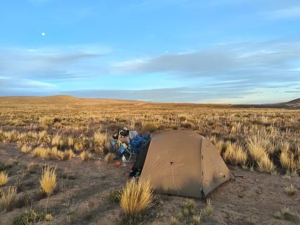 Wildcamping em estrada de terra