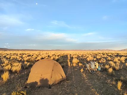 Wildcamping no prado