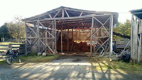 Wood Storage Barn