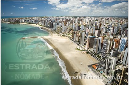 Rua sem saída, na Beira Mar.