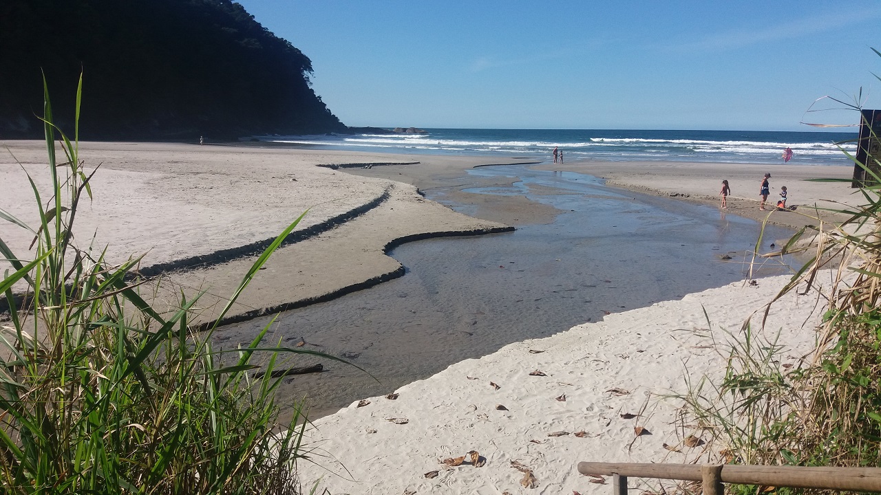 Canto Esquerdo Da Praia De Itamambuca riozinho